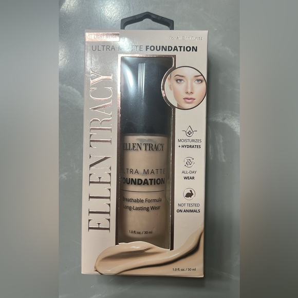 Ellen Tracy Ultra Matte Foundation - Tan - Picture 1 of 1